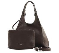 Gianni CHIARINI Cuir sac à main sac à épaule Dua Handbag Espresso marron foncé