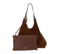 Gianni CHIARINI Cuir sac shopper sac à épaule Dua Shopping Bag Cognac brun