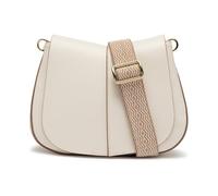 Gianni CHIARINI Cuir sac à épaule bandoulière Helena Round Crossbody Bag Marble écru
