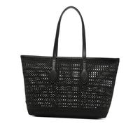 Gianni Chiarini - Mashup Laser-Cut Canvas Tote Bag - Femme - Sacs - Noir - Taille: ONE Size