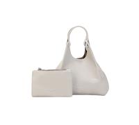 GIANNI CHIARINI Sac en cuir - Sac Hobo DUA gris clair