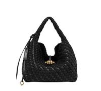 Gianni Chiarini - Sac bandoulière Aurelie tressé - Femme - Sacs - Noir - Taille: ONE Size