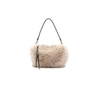 GIANNI CHIARINI Sac - Sac à bandoulière aspect fourrure CLEO crème