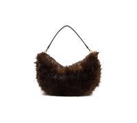 GIANNI CHIARINI Sac - Sac à bandoulière aspect fourrure CLEO marron