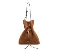Gianni CHIARINI Sac seau en daim avec pochette