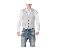 Gianni Lupo - Gl9811 Waistcoat - Homme - Costumes - Gris - Taille: XS