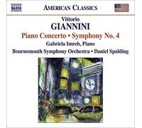 Giannini – Concerto pour piano et orchestre; Symphonie n° 4 – NAXOS