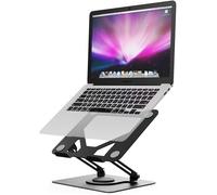 Gianno Store-Support Ordinateur Portable-Support PC rotatif 360°, réglable, pliable, ventilé, pour 11-17"", noir