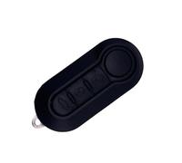 Giano Tech Coque clé télécommande 3 Boutons Lame Compatible avec Fiat 500 Grande Punto Evo Panda Bravo Stilo Fiorino Qubo Scudo Ducato Doblo Lancia Y Delta Musa boîtier Remplacement