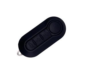 Giano Tech Coque clé télécommande 3 Boutons Lame Compatible avec Fiat 500 Grande Punto Evo Panda Bravo Stilo Fiorino Qubo Scudo Ducato Doblo Lancia Y Delta Musa boîtier Remplacement