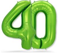 Giant Balloon Number 40 Green \ 40Th Birthday Decoration \ 40Th Birthday Decoration For Women Or Men \ Helium Inflatable \ Happy Birthday Decoration \ Balloon 40 Green