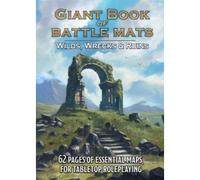 Loke Battlemats Giant Book of Battle Mats Wilds, Wrecks & Ruins