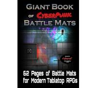 Livre plateau de jeu modulaire - Giant Book of Cyberpunk Battle Mats