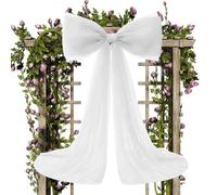 Giant Bow - Oversized Organza Romantic Reusable Centerpiece Decoration | Oversized Bow Decoration | for Home, Wedding, Bridal Arch, Events, Banquets,