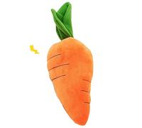Giant Carrot Dog Toy, The Mellow Dog Calming Carrot, 11.42in/29.5in Large Stuffed Carrots pet Chew Toys for Small Medium Large Dogs, Dogs Toys Carrots with Sounds for Indoor Outdoor Play (M)