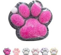 Giant Cat Paw Squishy Jumbo, Cat Paw Squishy, 4 inch X-Large Size Cat Paw Giant Paw Squishy Fidget Toys, Handmade Squishy Big Cat Paw, Silicone Squeeze Toys for Stress Relief (Black)