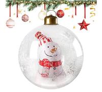 Giant Christmas Ornaments - Large Scale Snowman Decoration, Illumination Function Device, Wireless Activation Control, Exterior Winter Landscape Accent, Festive Seasonal Yard Ornament