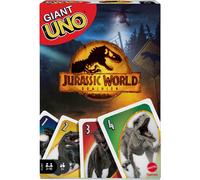 Giant des jeux Mattel Giant UNO Jurassic World Domination Card Game for Kid