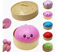 Giant Dumpling Squishy, 2026 New Glitter Dumplings Squishies Toy, Stress Relief Squishy Toys, Colorful Dumpling Stress Fidget,Cute Soft Glitter Calming for Relaxation ,Small gadgets to relieve anxiety