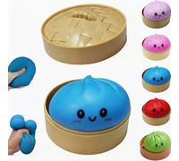 Giant Dumpling Squishy, 2026 New Glitter Dumplings Squishies Toy, Stress Relief Squishy Toys, Colorful Dumpling Stress Fidget,Cute Soft Glitter Calming for Relaxation ,Small gadgets to relieve anxiety