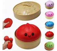 Giant Dumpling Squishy, 2026 New Glitter Dumplings Squishies Toy, Stress Relief Squishy Toys, Colorful Dumpling Stress Fidget,Cute Soft Glitter Calming for Relaxation ,Small gadgets to relieve anxiety