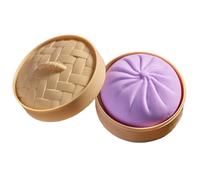 Giant Dumpling Squishy, Boulette Moelleuse Spongieuse avec Boîte, Soulage L'anxiété, Jouet Anti-Stress À Presser, Est Doux Au Toucher Et A Une Récupération Rapide, Balle Anti-Stress