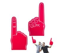 Giant Foam Finger - Pointy Palm Printed Giant Foam Hand | 18 pouces Sports Fan Blank Foam Hand | Cheerleading Props for School Events, Stadium Games, Sports Parties, Rallies, or Team Spirit