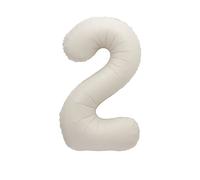 Giant Foil Number 2 Balloon - 86 cm - Matte Nude Colour - 1 Count (Pack of 1)