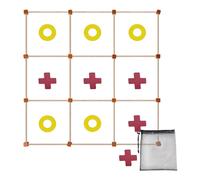 Giant Game Outdoor, Yard Lawn Toy, Educational Coordination Tool, Interactive Kids Activity Set for Backyard Parties Camping Family Fun and Birthday Carnivals, 35.43x35.43 inches