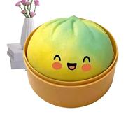 Giant Glitter Dumpling - Squeeze Fidget Portable Sensory Toy, Sparkling Bun Toys Finish, 8.5x6cm Bun Size + 200g Substantial Weight, Soft Resin- for Kids & Adults