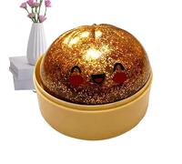 Giant Glitter Dumpling - Squeeze Fidget Portable Sensory Toy, Sparkling Bun Toys Finish, 8.5x6cm Bun Size + 200g Substantial Weight, Soft Resin- for Kids & Adults