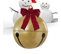 Giant Holiday Inflatables - Oversized Bow Bell Ornaments, Festive Seasonal Decoration | Outdoor Indoor Yard Lawn Porch Garden Patio House Entrance Christmas Party Winter Home Display