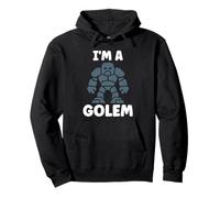 Giant Humor Creature golems Cute Simple I'm a Golem Sweat à Capuche