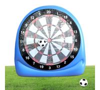 Giant Inflatable Football Target Dartboard - 150cm PVC Soccer Kicking Game, Outdoor Football Target with 2 Balls | Lawn Game for Children, Boys, Girls, Teens, Family Party, Beach, Backyard