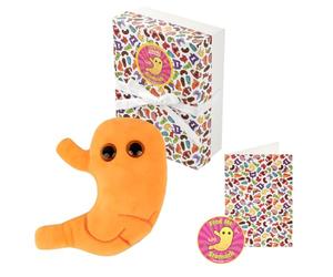 GIANT MICROBES Coffret cadeau de rétablissement en peluche pour l'estomac - Comprend une carte de rétablissement et un autocollant - Cadeaux de chirurgie bariatrique, manchon gastrique et bypass