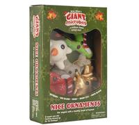 Giant Microbes Décorations de Noël Originales en Peluche - Jolies décorations de Noël