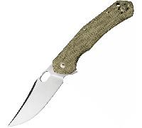 Giant Mouse ACE Jutland Green Canvas Micarta JUTLAND-GRN-CANVAS