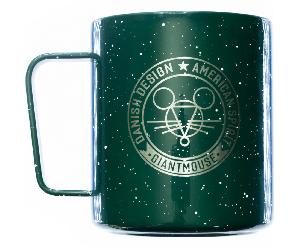 Giant Mouse GM Tasse de Camp Vert Moucheté / Design Danois Esprit Américain