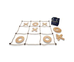 Giant Noughts and Crosses Game - A giant verson of the classic; this giant x's and o's set has a board measuring 1.2m x 1.2m, and 5 noughts and crosses with a diameter of 30cm, the set comes in a nylon storage bag. by Uber Games