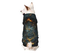Giant Object Crack Sweat à capuche en polyester doux et respirant pour petits chiens, garçons et filles
