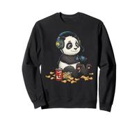 Giant Panda Manette de Jeu vidéo PC Console Gaming Nerd Sweatshirt
