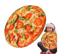 Giant Pizza Plush - 1 coussin rond décoratif rond | Support de lit pour chambre à coucher, utilisation interesting soft plush materiaux,