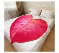 Giant Plant Blanket, Super Soft Printed Green Blankets, Large Leaf Blanket Softe Leaves, Warm Cozy Polyester Modern Leaf Blankets for Beds Sofa Cozy Beach Blanketfunny Birthday Gift(#C,59 * 78in)