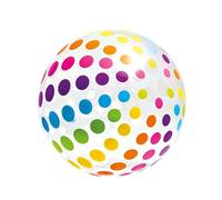 Giant Shore Orb - Vibrant Air-Filled Polymer Globe, 50cm Buoyant Shape, Seaside Leisure Prop | Children Garden Soiree Event, Splash Session Play, Deckside Gathering Challenge, Lawn Celebration Game