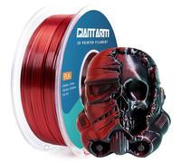 GIANTARM Filament PLA double soie 1,75 mm, pour imprimante 3D - Filament PLA SILK - 1 kg/bobine - Rouge soie + noir…