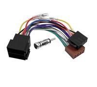 Giantdeer Kit D'Adaptation pour Autoradio, Extension ISO à ISO 16 Broches + Adaptateur D'Antenne à DIN, Compatible avec Audi, BMW, Mercedes, VW, Peugeot,Opel, etc