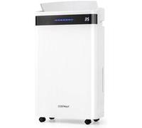 Giantex Déshumidificateur Mobile 28,5L/Jour pour 35 M² avec 4 Modes Indicateur 3 Couleurs Blanc