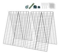 Giantex Plante Grimpante de Jardin 2 Pièces, Support de Croissance pour Plantes Grimpantes, Légumes, Fruits, Tuteur de Jardin en A, pour Jardin, Serre G