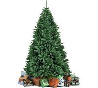 GIANTEX Sapin de Noël Artificiel 225 CM- 2254 Branches- Arbre de Noël Automatique- Support en Métal Pliable- Idéal Décor de Fête