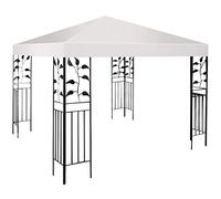 GIANTEX Toile de Toit de Rechange 3 x 3 M Protection Solaire, Tonnelle de Jardin Facile à Installer, pour Jardin, Plage, Parc, Beige